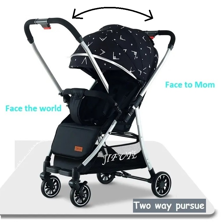 Baby stroller with reversible handle online